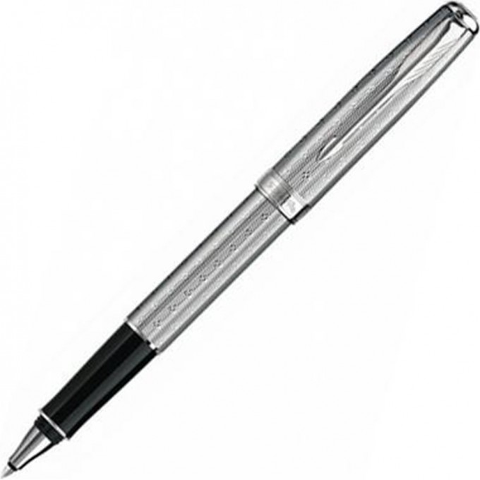 Роллерная ручка PARKER SONNET CHISELLED 2 SILVERY CT F S0789020