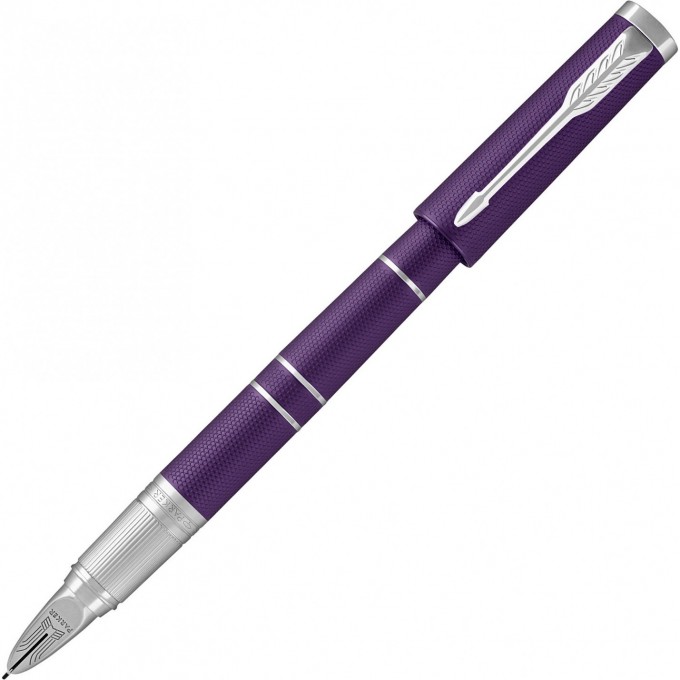 Ручка 5-й пишущий узел PARKER INGENUITY DELUXE BLUE VIOLET CT, F 1931454