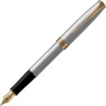 Ручка перьевая PARKER ESSENTIAL SONNET STAINLESS STEEL GT F CW1931504