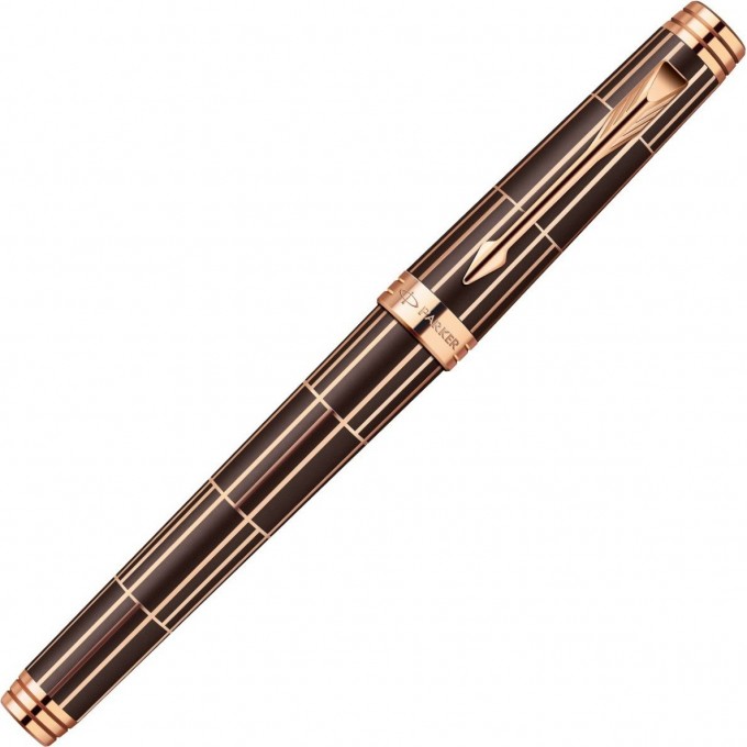 Ручка перьевая PARKER PREMIER LUXURY BROWN, F 1876376