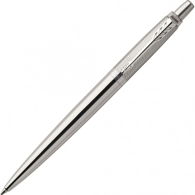 Ручка шариковая PARKER JOTTER PREMIUM STAINLESS STEEL DIAGONAL CT, M 1953197