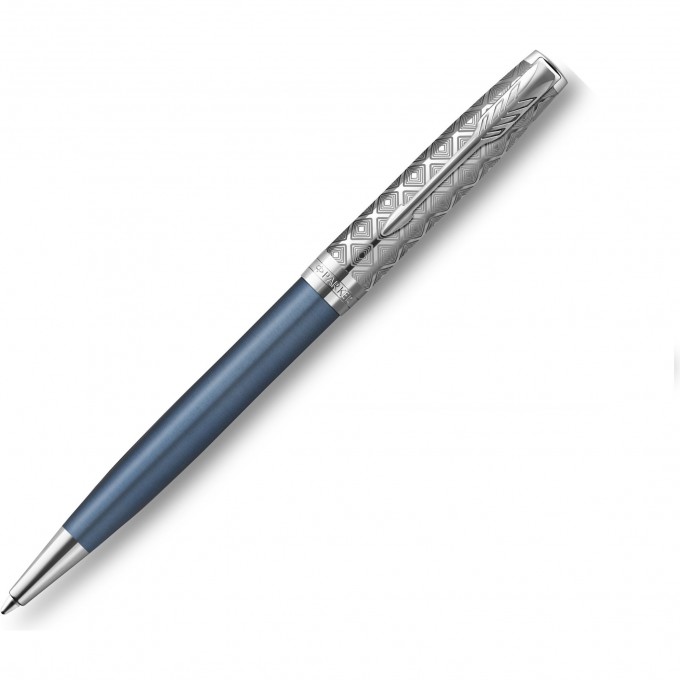 Ручка шариковая PARKER SONNET PREMIUM K537 Metal Blue CT M 2119649
